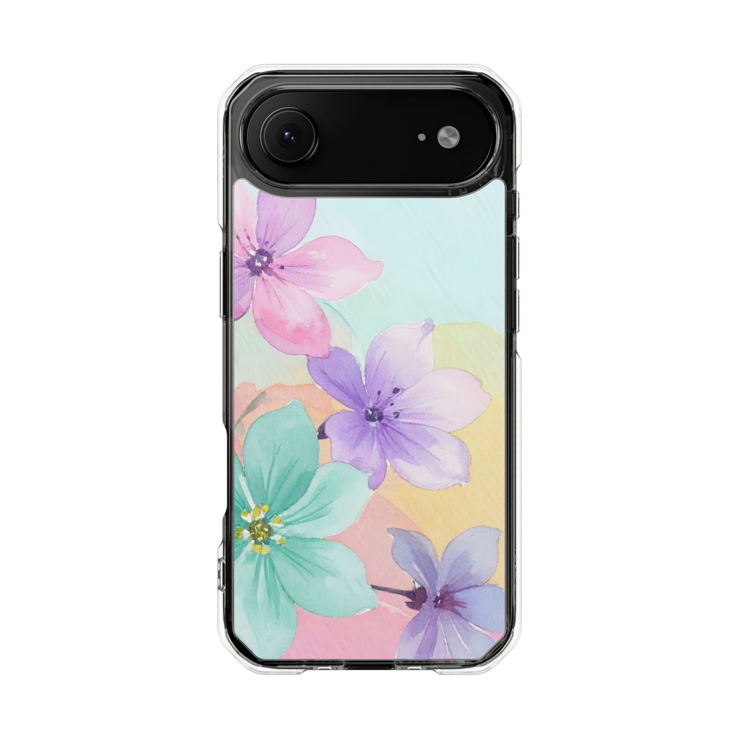 Clear Magnetic Phone Case – Water Petal
