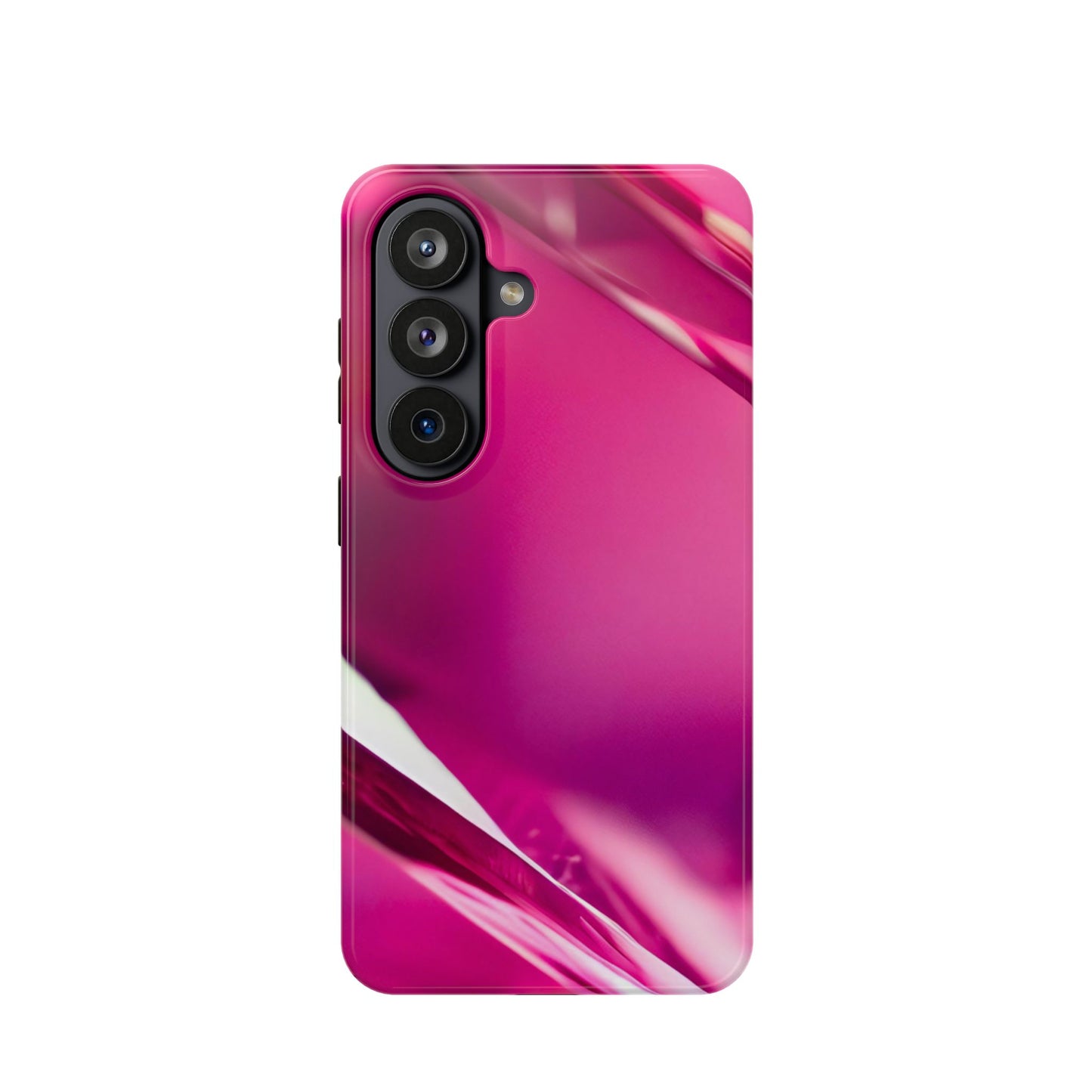 Impact-Resistant Phone Case – Magenta Motion
