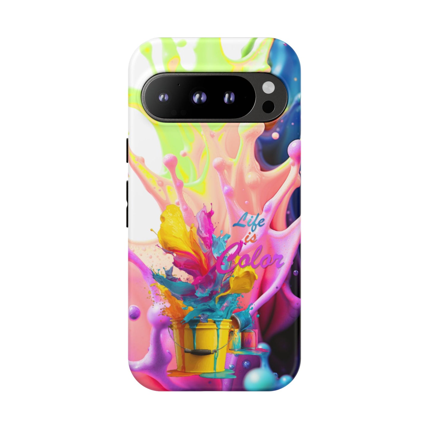 Color Splash Phone Case — “Life in Color” Protective Tough Case