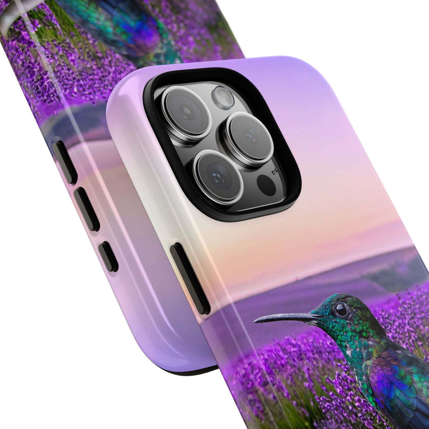 Protective Phone Case – Hummingbird Reverie