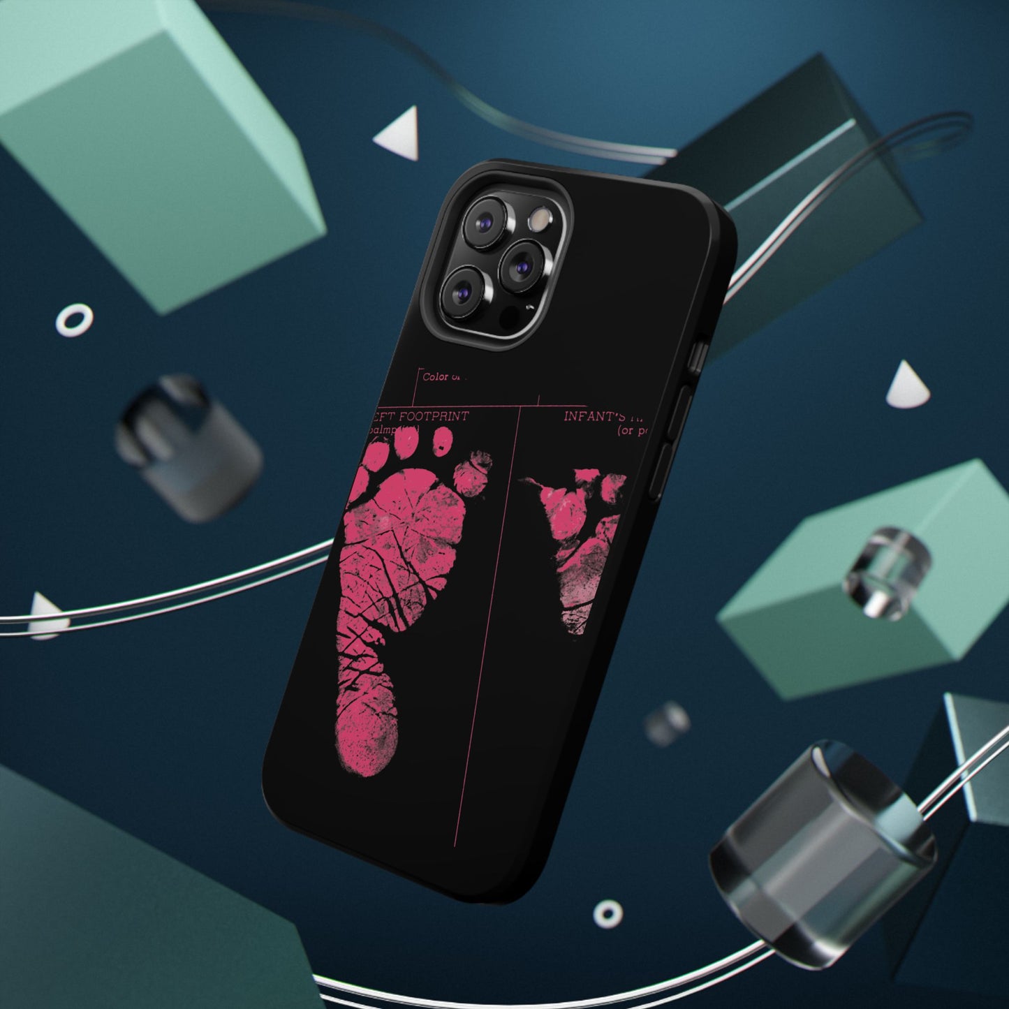 Wireless-Charging Compatible Case – Mom’s Little Pink Footprints