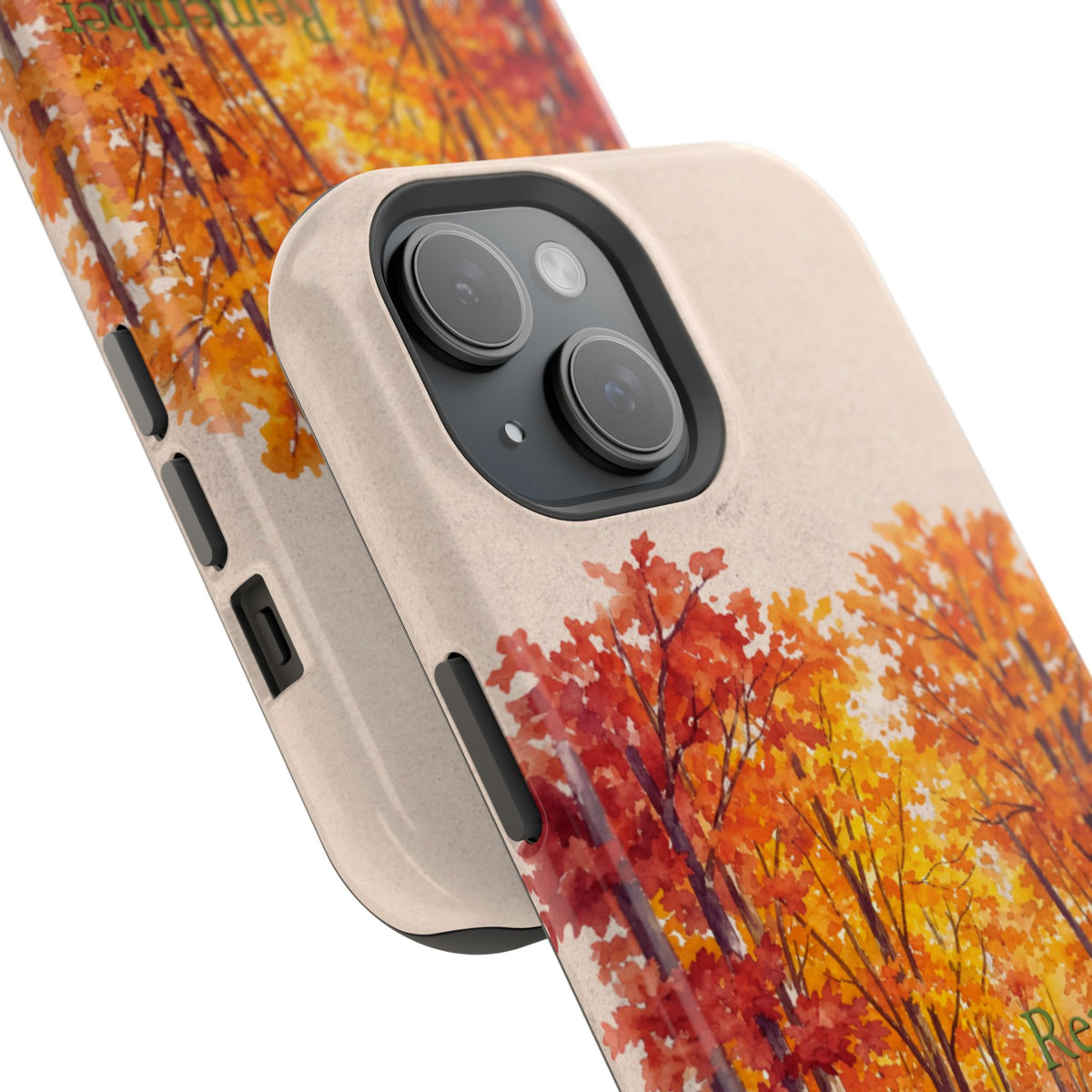Wireless-Charging Compatible Case – Autumn Remembered – Compatible with iPhone 13–17 & Samsung Galaxy S25–S26 Series