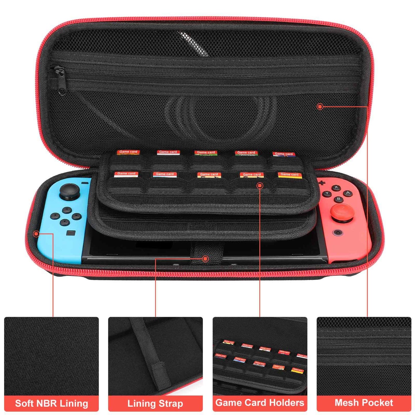 Protective Carrying Case for Nintendo Switch Lite