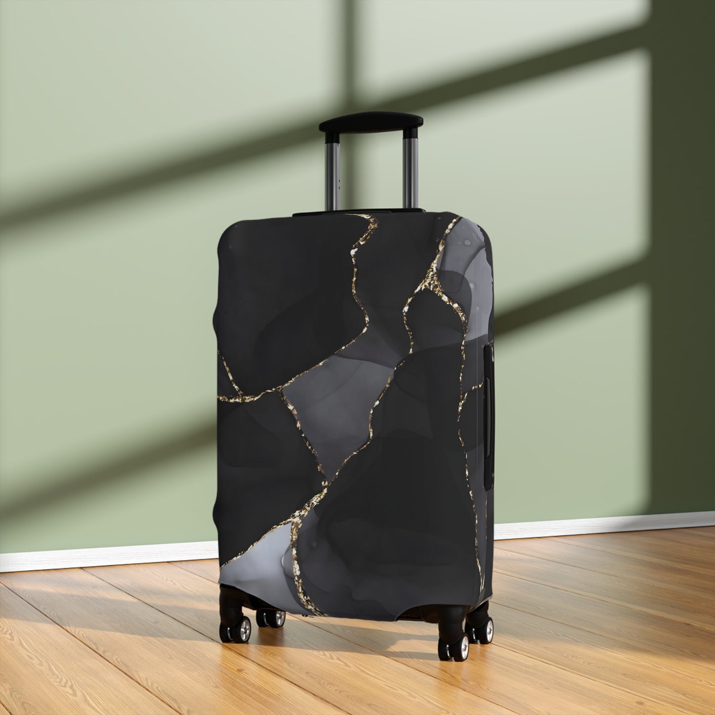 Luggage Cover – Obsidian Vein