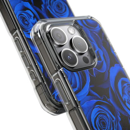 Clear Magnetic Phone Case – Midnight Bloom
