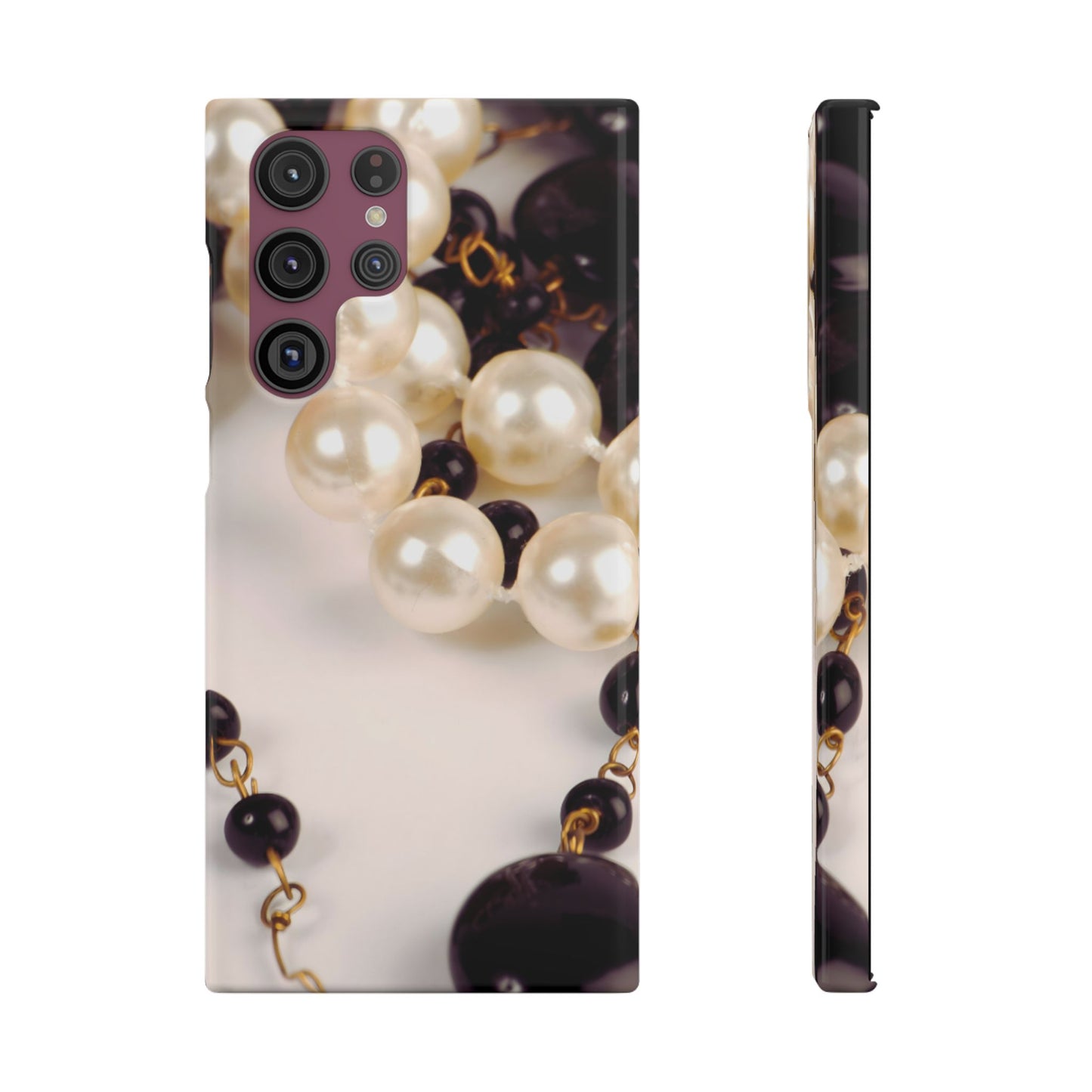Snap Phone Case – Noir Pearl