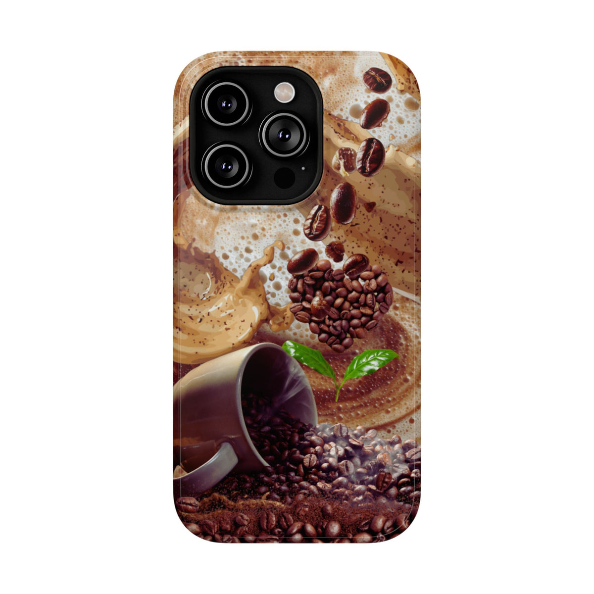 Impact-Resistant Phone Case – Love at First Sip – Compatible with iPhone 11–17 & Samsung Galaxy S22–S26 Series
