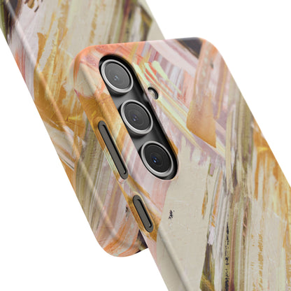 Snap Phone Case – Brush & Bronze