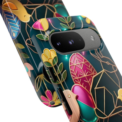 Protective Phone Case – Jeweled Garden
