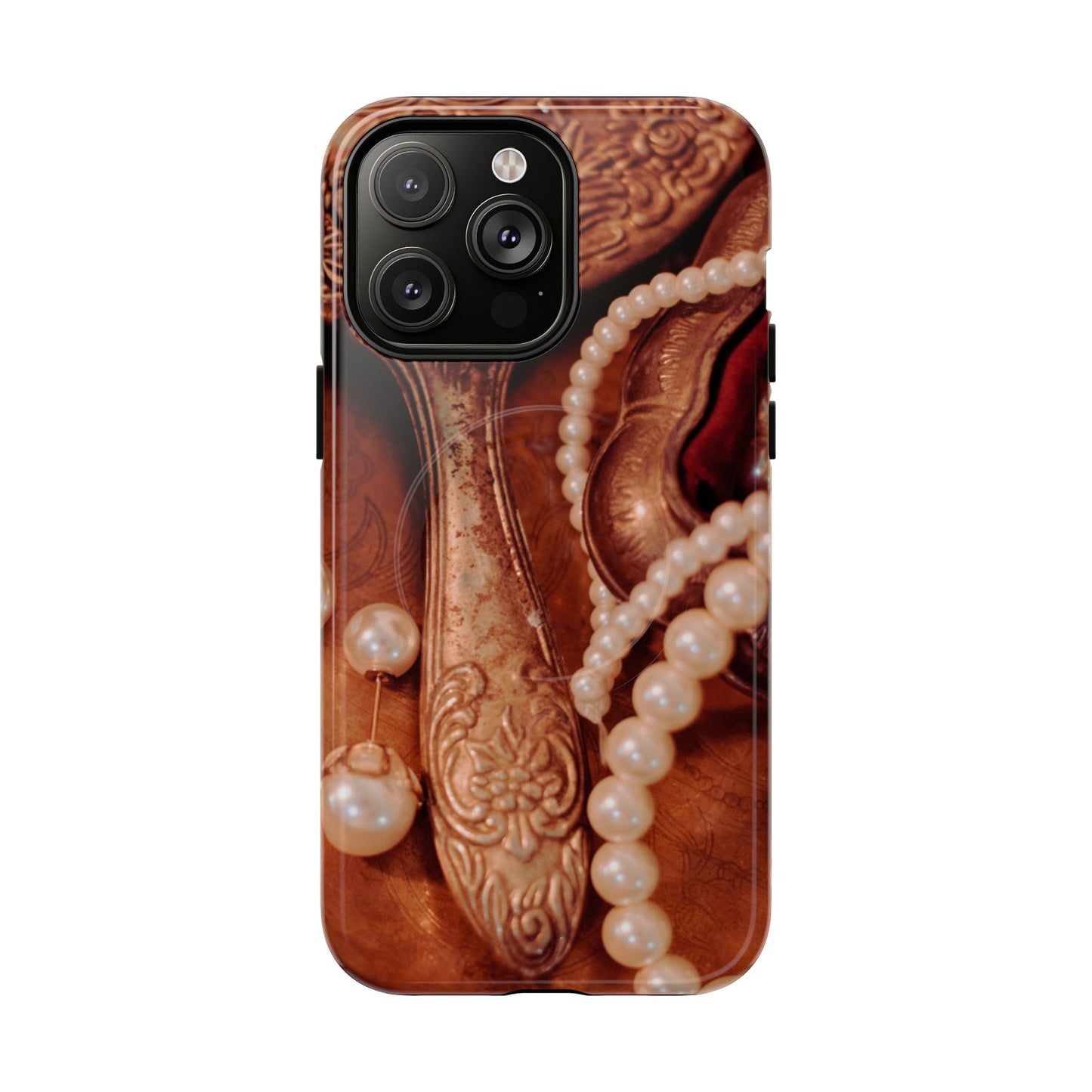 Protective Magnetic Phone Case – Bronze Vanity