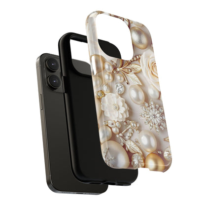 Protective Magnetic Phone Case – Ivory Opulence