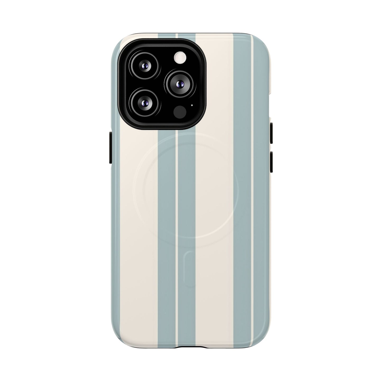 Protective Magnetic Phone Case - Coastal Stripe