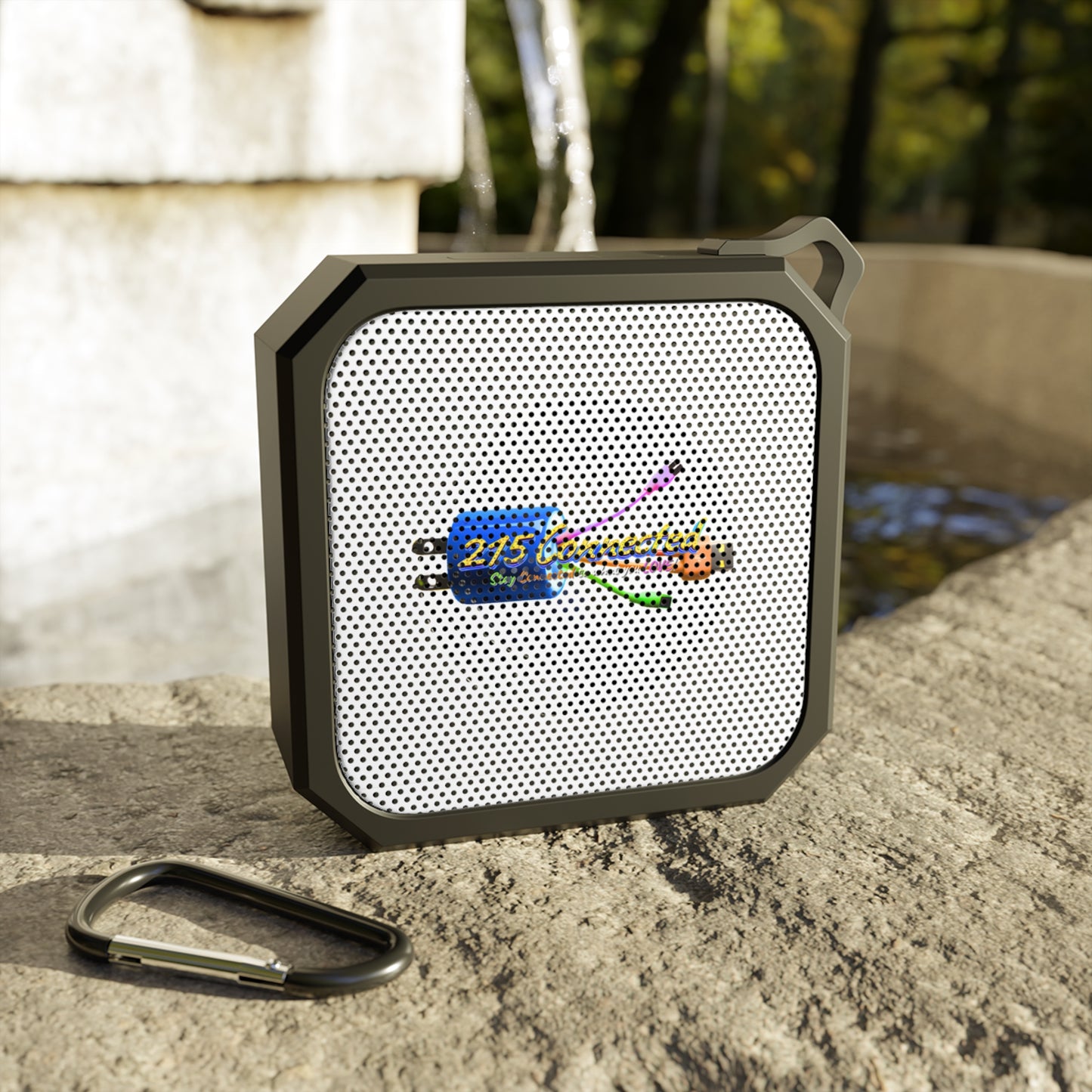 Bluetooth Outdoor Speaker – 215 Connected Logo Waterproof Clip-On Sound
