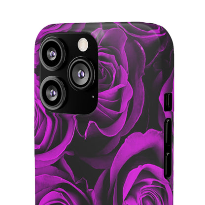 Snap Phone Case – Amethyst Roses