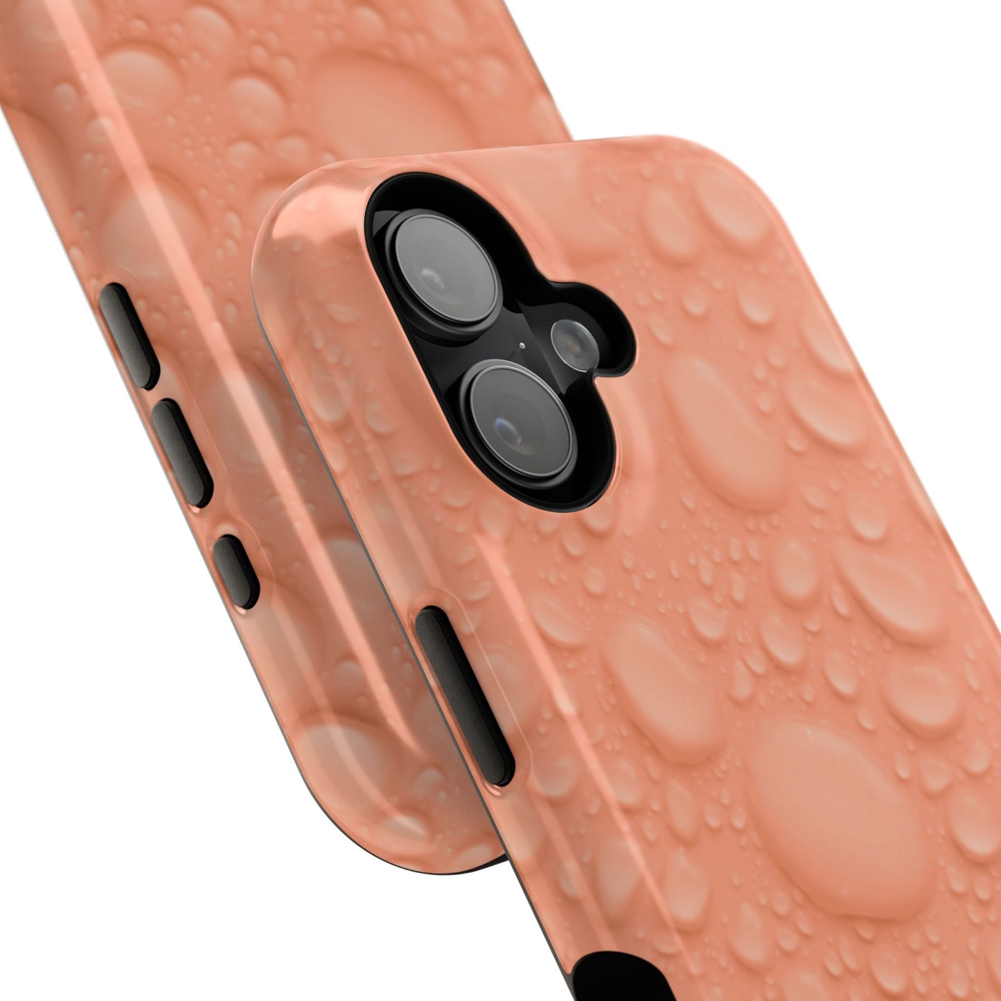 Impact-Resistant Phone Case – Apricot Rain