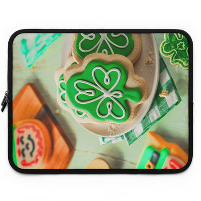 Laptop Sleeve – Shamrock Cookie St. Patrick’s Day Design