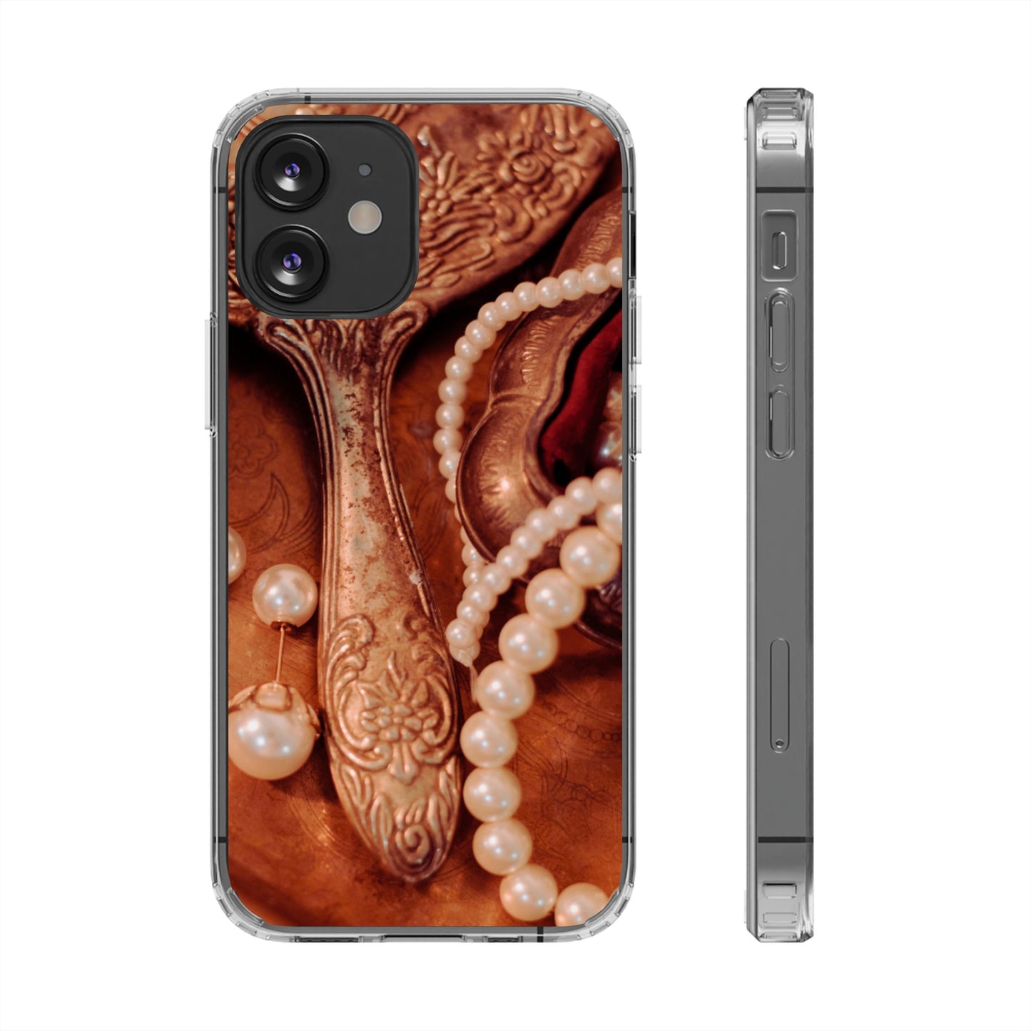 Clear Phone Case – Bronze Vanity