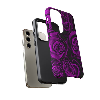 Protective Phone Case – Amethyst Roses