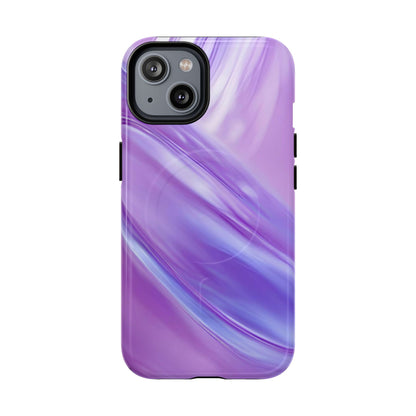 Protective Magnetic Phone Case – Lavender Wave