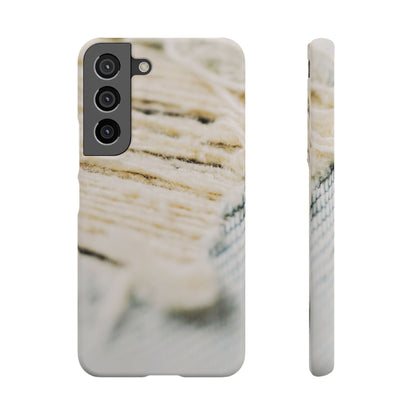 Snap Phone Case – Woven Warmth