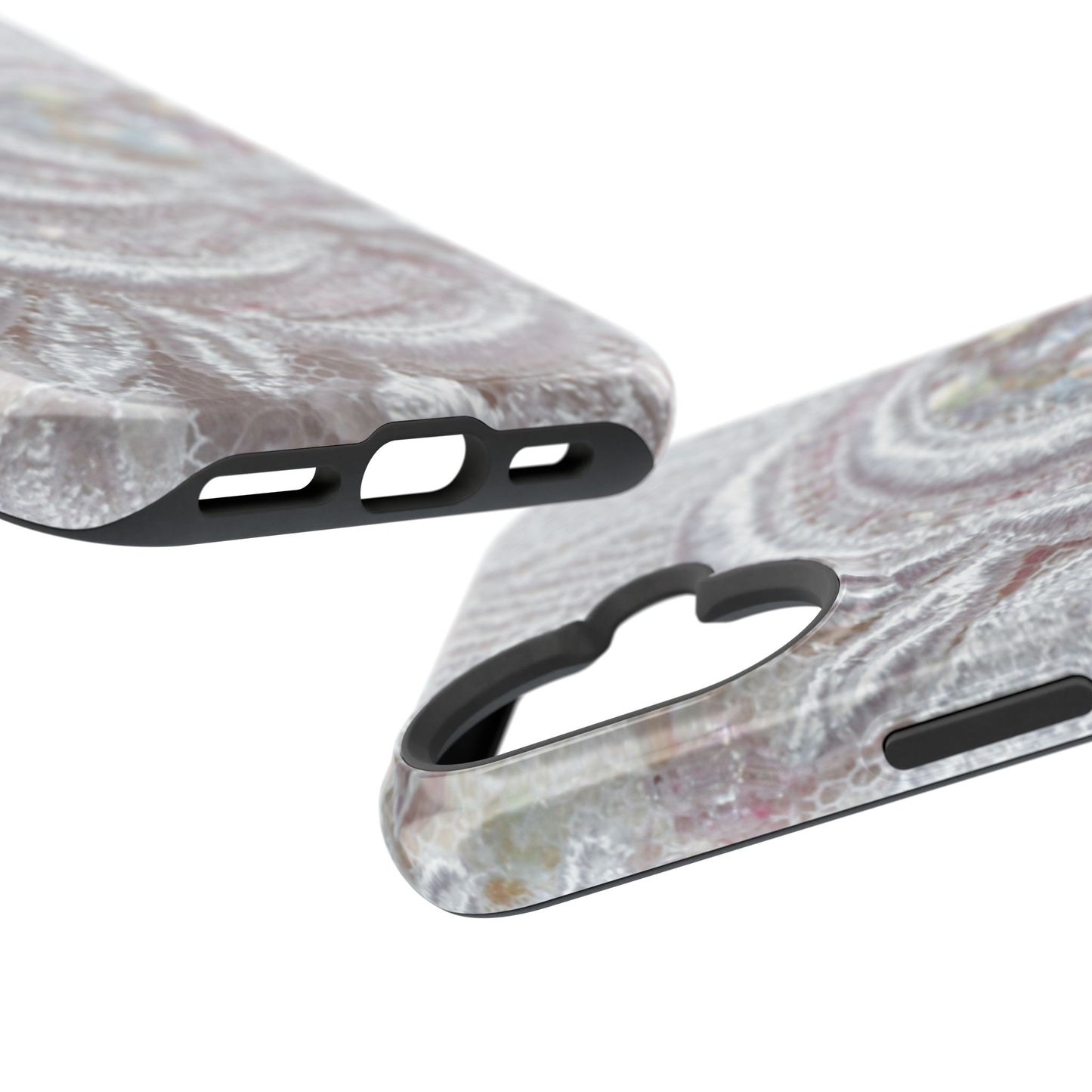 Impact-Resistant Phone Case – Lace Veil