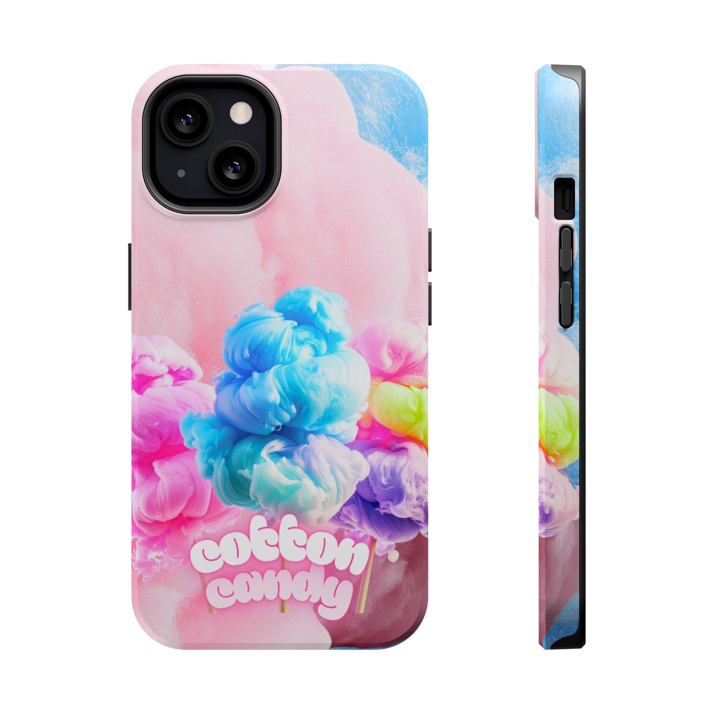 Wireless-Charging Compatible Case – Cotton Candy Dream