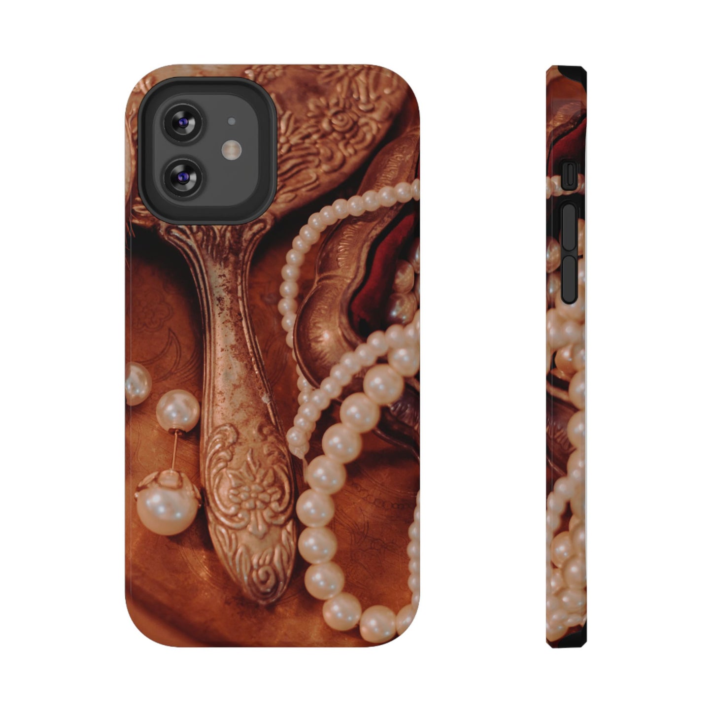 Impact-Resistant Phone Case – Bronze Vanity