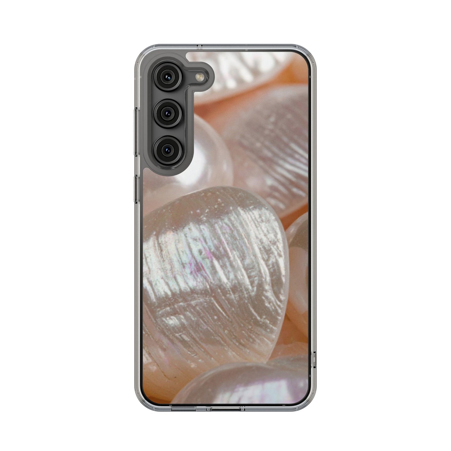 Clear Phone Case – Blush Pearl