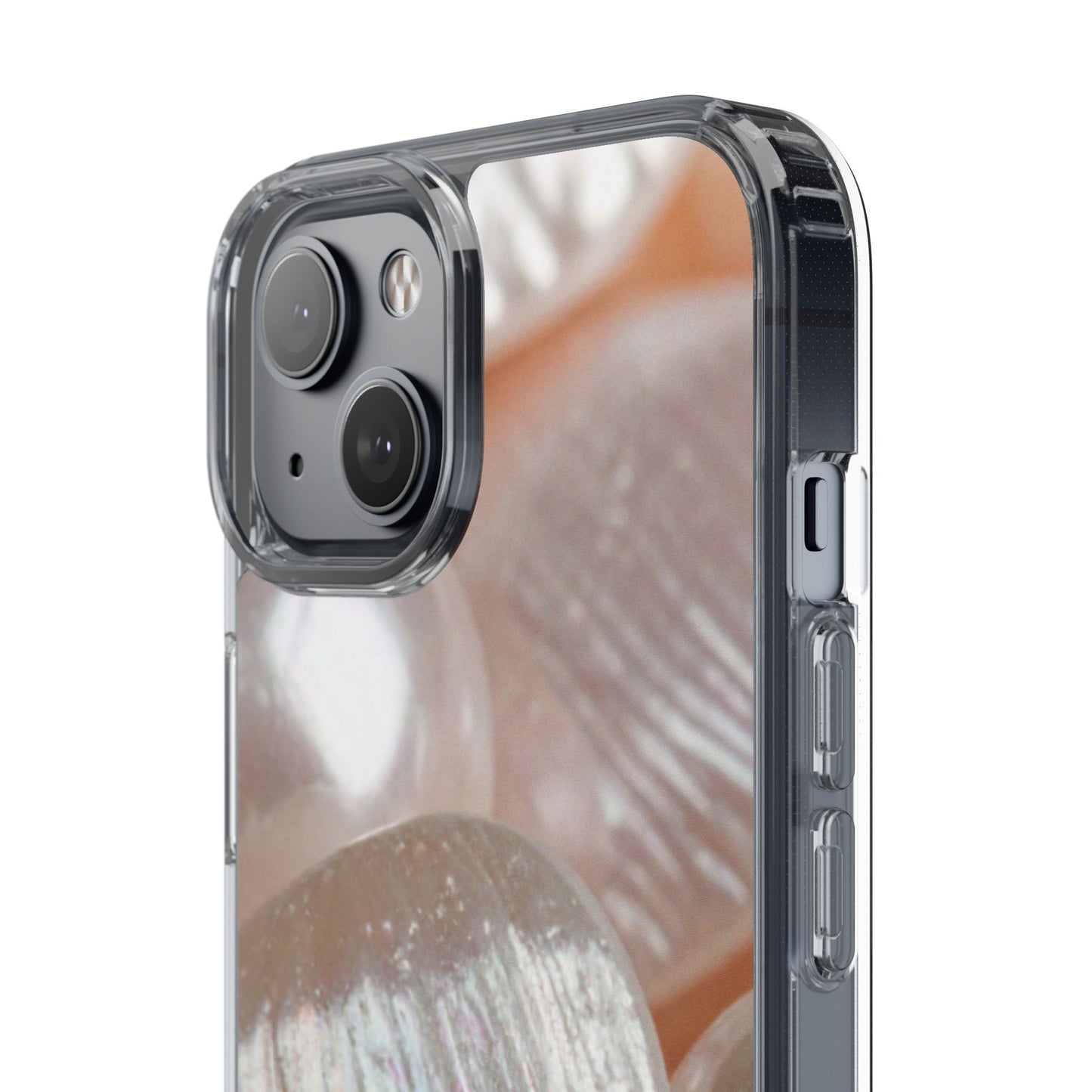 Clear Phone Case – Blush Pearl