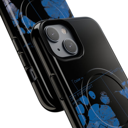 Protective Magnetic Phone Case – Mom’s Little Blue Footprints
