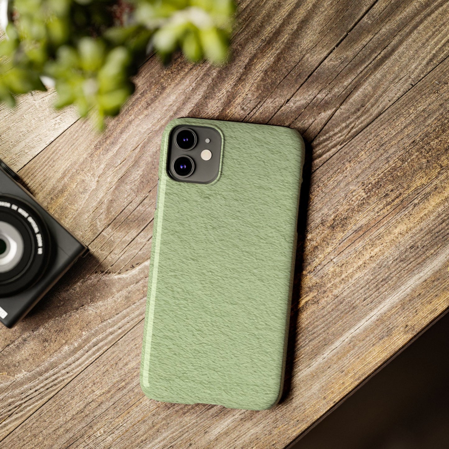 Slim Phone Case – Matcha Wash
