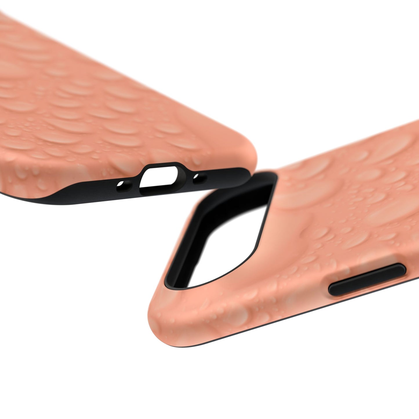 Impact-Resistant Phone Case – Apricot Rain