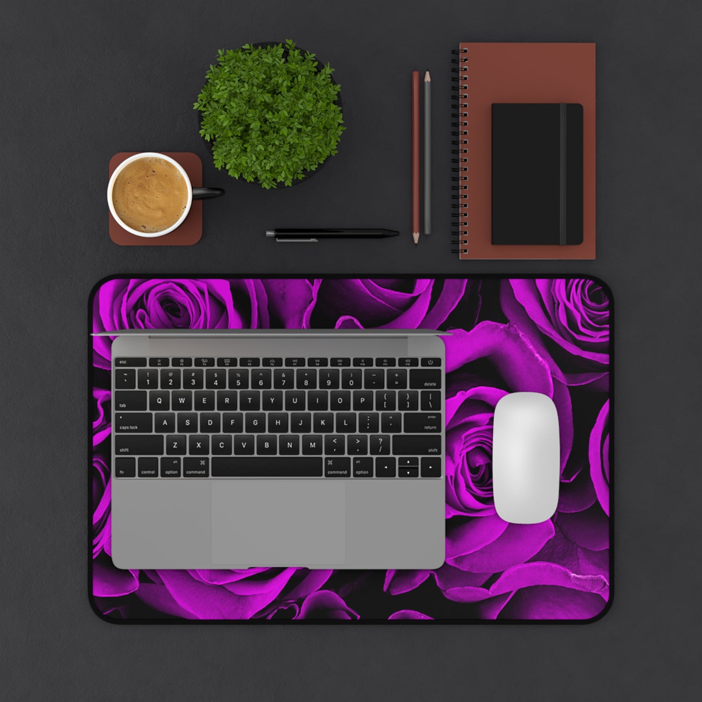 Desk Mat – Amethyst Roses