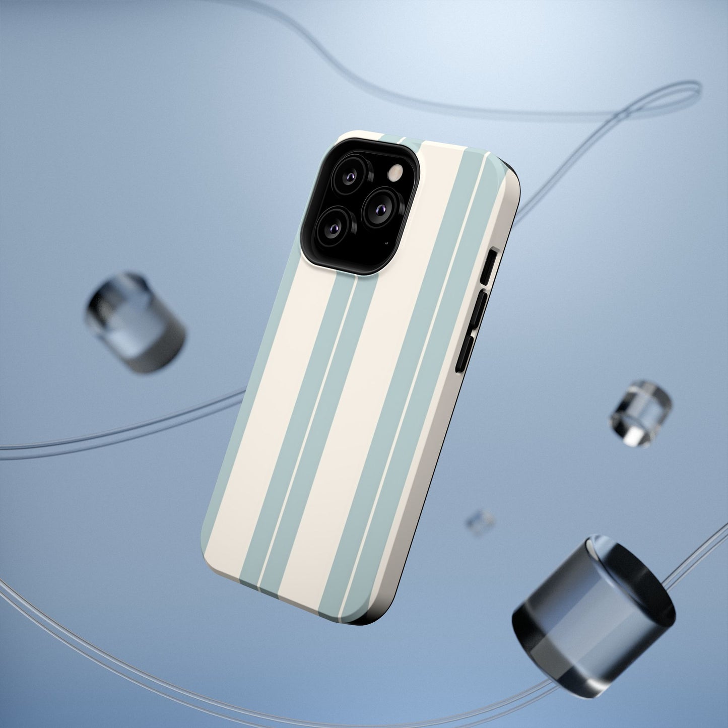 Impact-Resistant Phone Case – Coastal Stripe