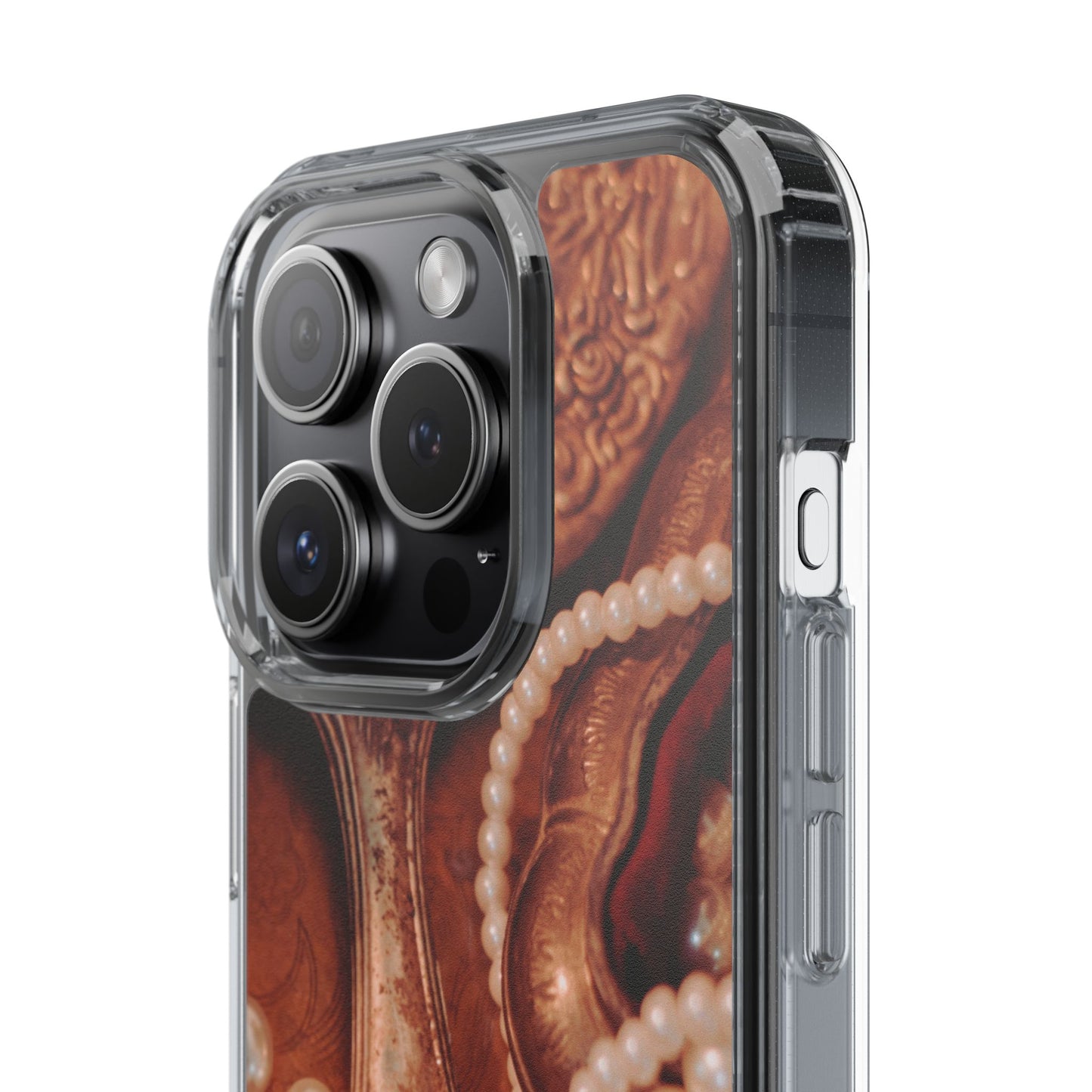 Clear Phone Case – Bronze Vanity