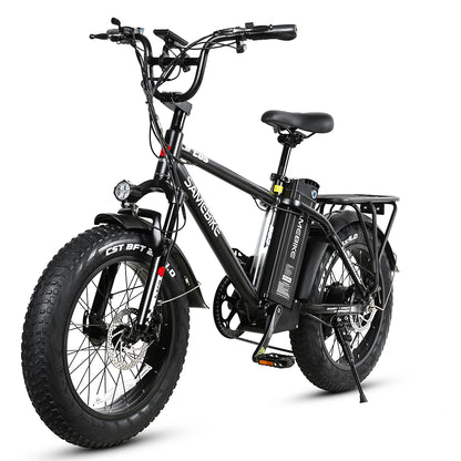 [USA Direct]  XWC05 13Ah 48V 750W 20*4.0 Inches Electric Bike Smart Bike 60-80Km Mileage Max Load 100-150Kg with EU Plug Dual Dics Brake