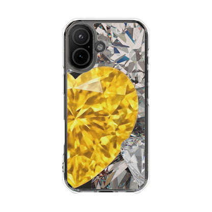 Clear Magnetic Phone Case – Heart of Gold