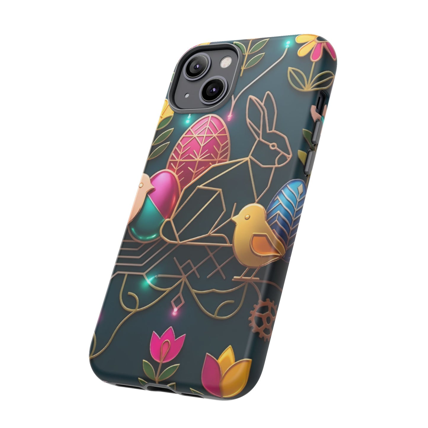 Protective Phone Case – Jeweled Garden