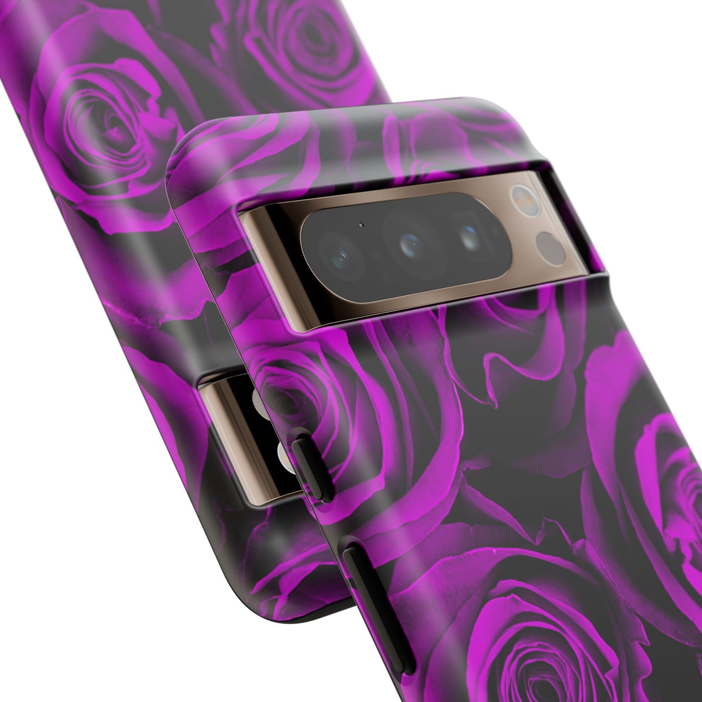 Protective Phone Case – Amethyst Roses