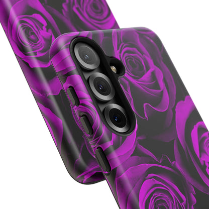 Protective Phone Case – Amethyst Roses