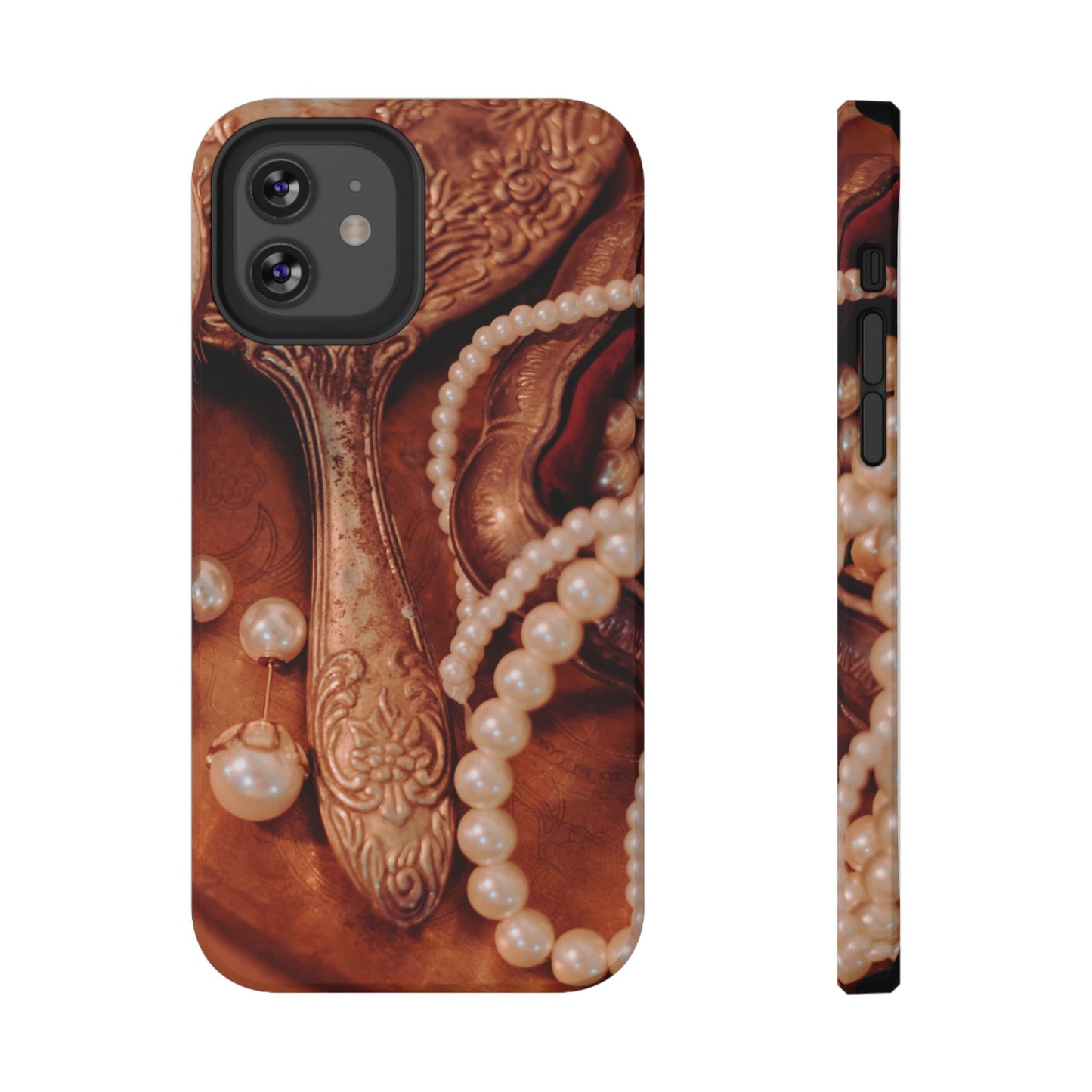 Impact-Resistant Phone Case – Bronze Vanity