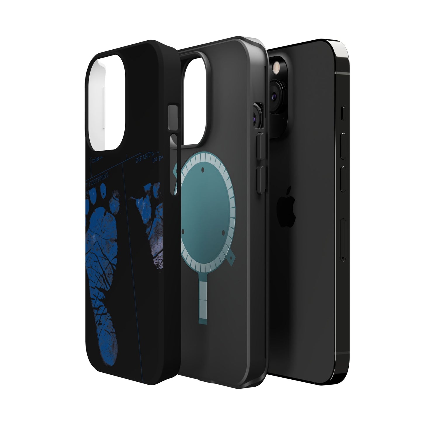 Wireless-Charging Compatible Case – Mom’s Little Blue Footprints