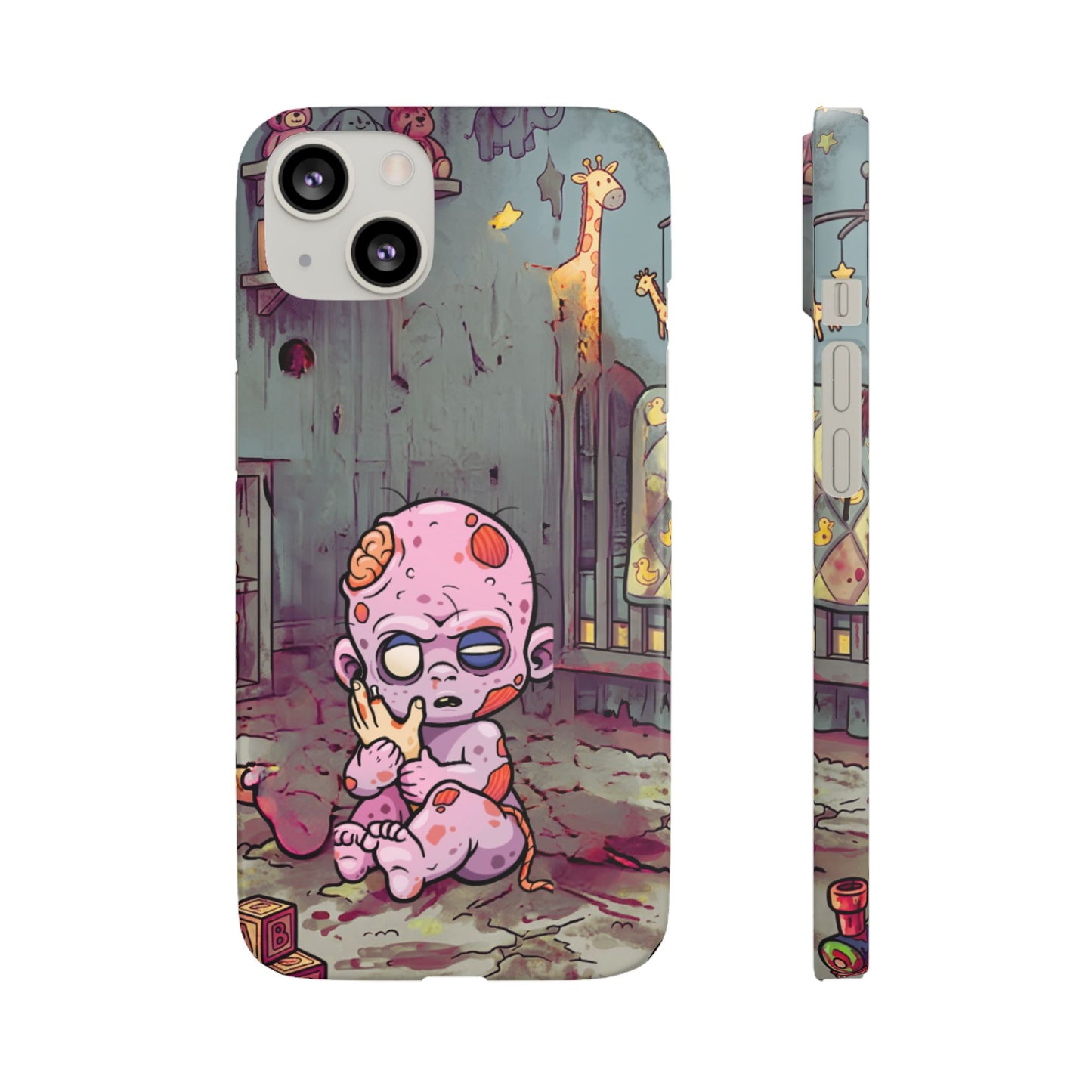 Phone Case — Creepy Cute Zombie Baby Nursery Design