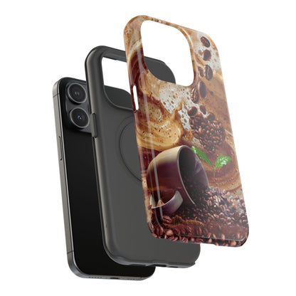 Impact-Resistant Phone Case – Love at First Sip – Compatible with iPhone 11–17 & Samsung Galaxy S22–S26 Series