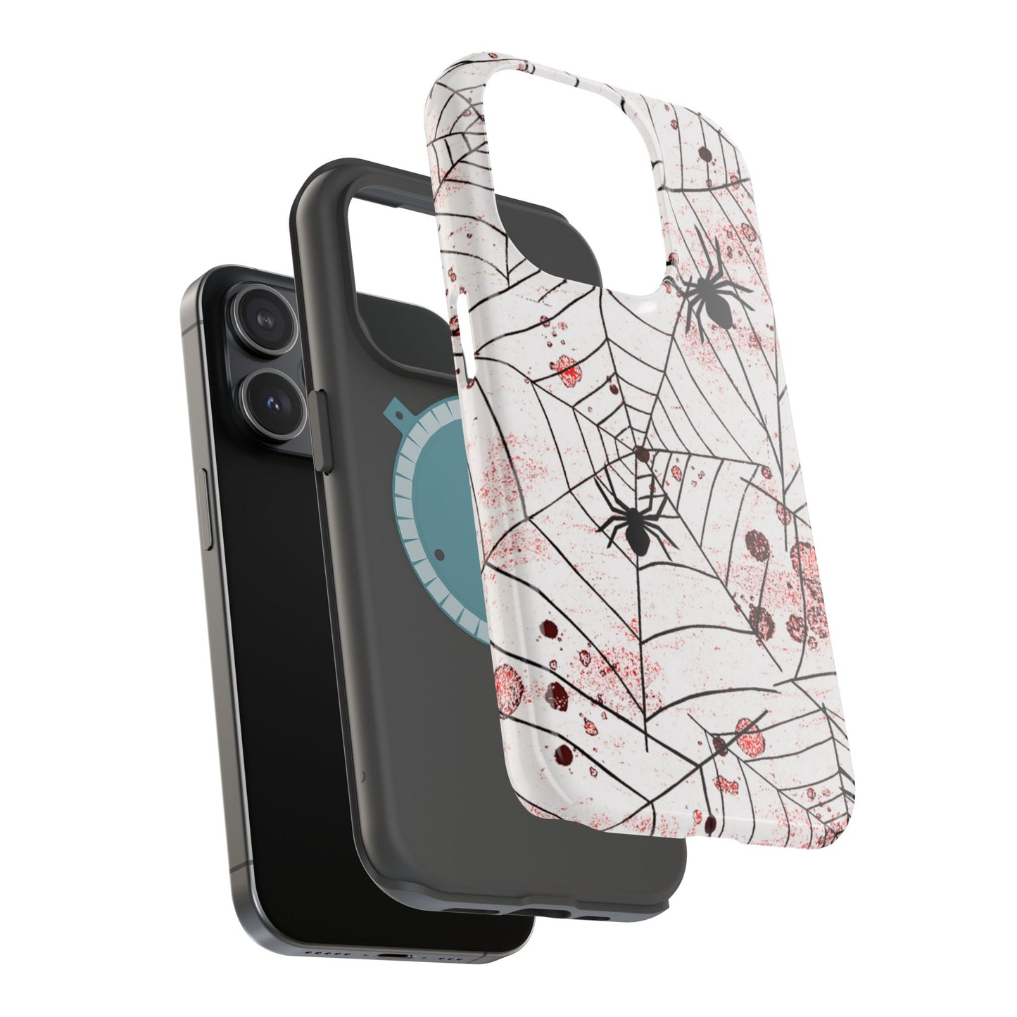 Wireless-Charging Compatible Case – Blood Web