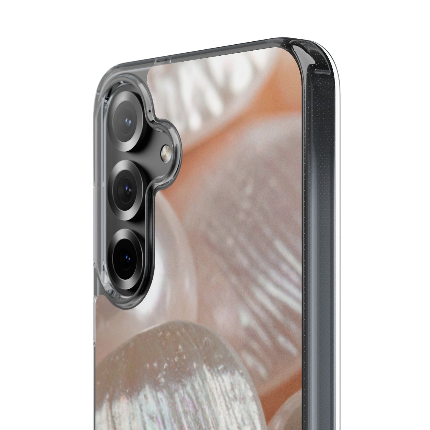 Clear Phone Case – Blush Pearl