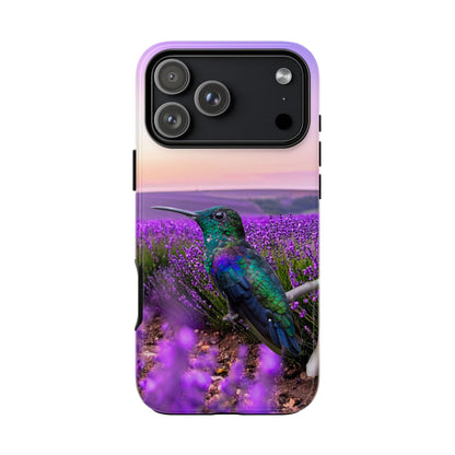 Protective Phone Case – Hummingbird Reverie