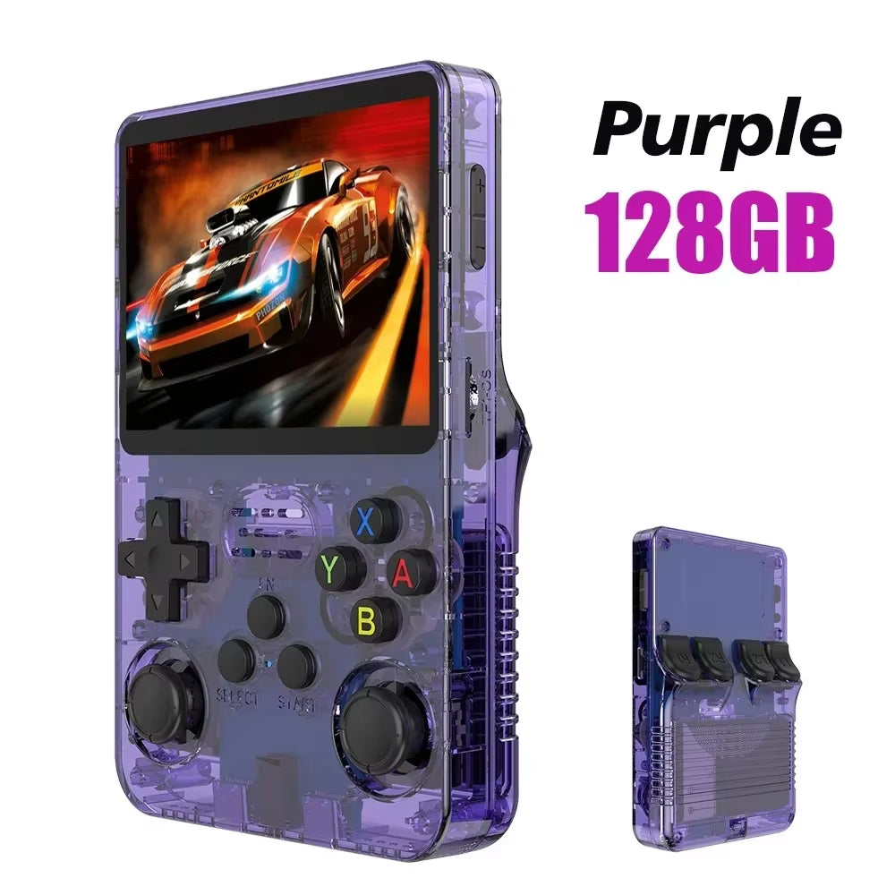 R36S Retro Gaming System: 256GB, 3.5" IPS, Portable