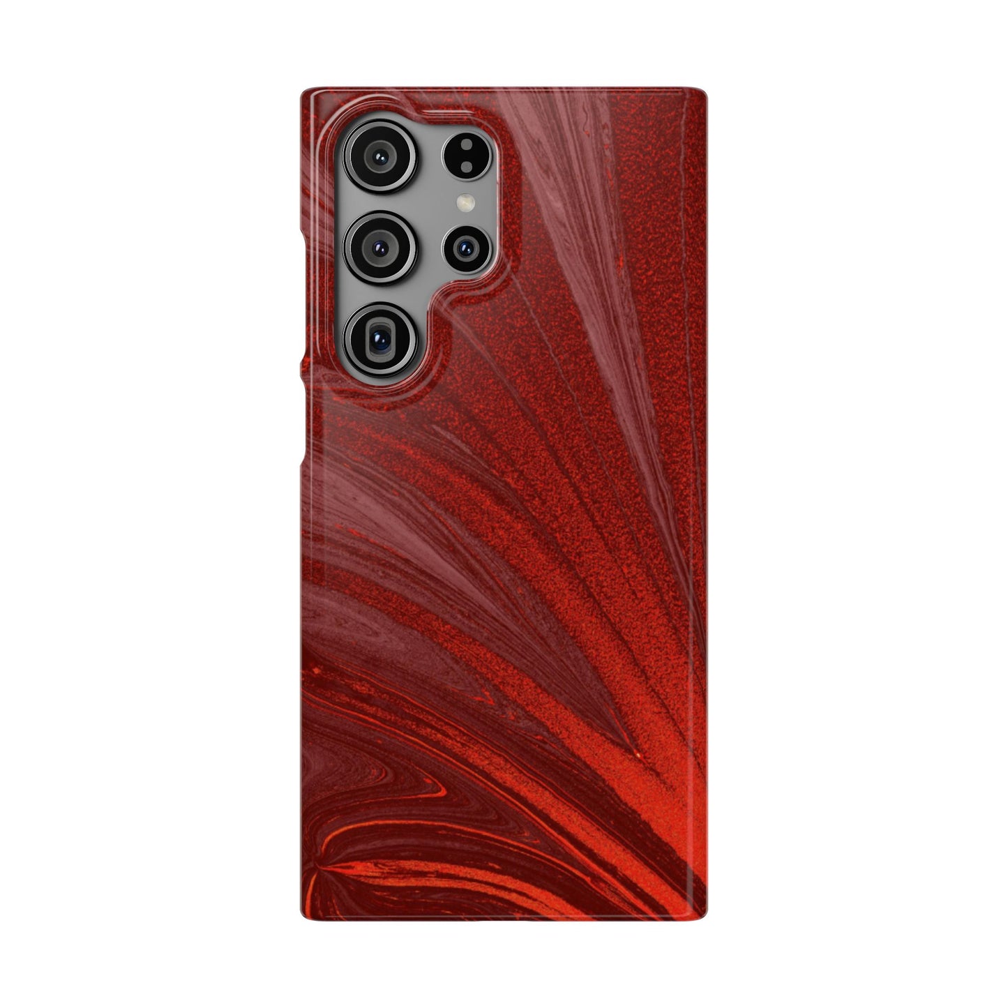 Snap Phone Case – Crimson Current