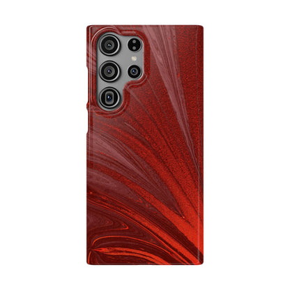Snap Phone Case – Crimson Current